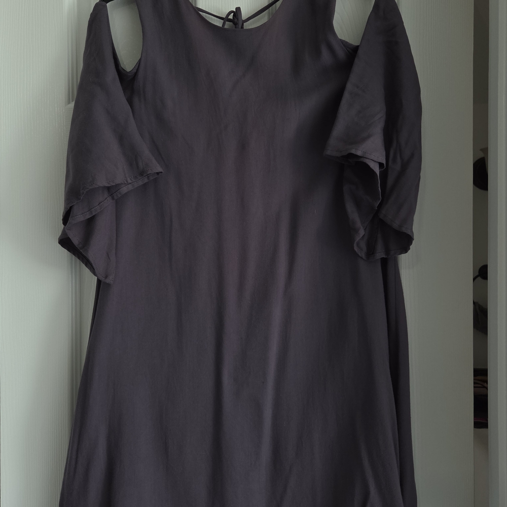 PPLA Charcoal Cold Shoulder Dress